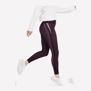 Spanx Look At Me Now Seamless Track Stripe Leggings Black|NWT|S